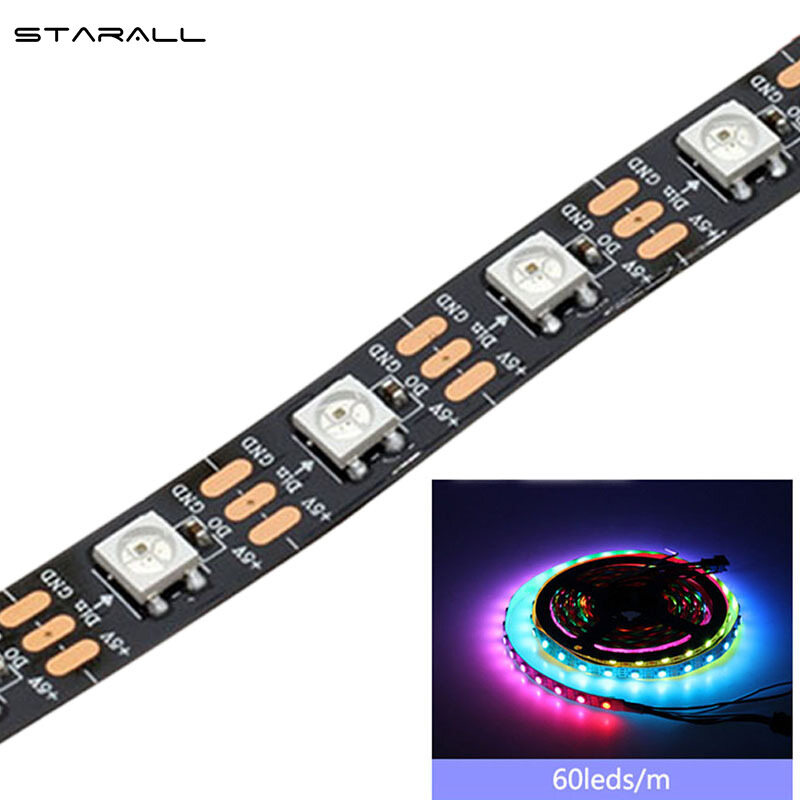 StarALL LED Lights Full Color Led Pixel Strip Lighting WS2812B DC5V DIY PCB Waterproof