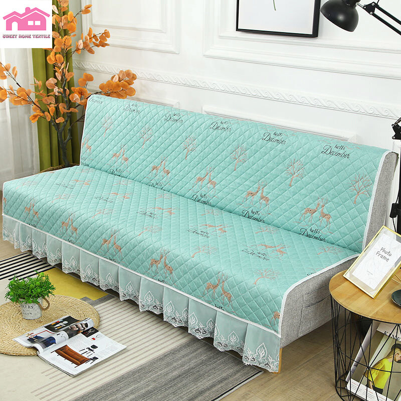 Foldable Sofa Cushion Sofa Bedspread Sofa Armrest Single Double Four Seasons Universal Anti Slip Suit