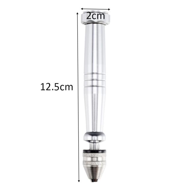 Metal Hand Drill 0.8-3.0Mm Drill Screw For Resin Molds UV Epoxy Resin Mold Tools DIY Jewelry Making Handmade Equipments Tool