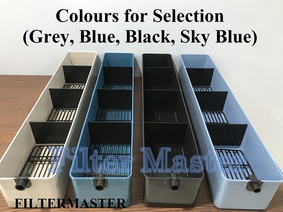 Branded Top Filter Box for Aquarium (27" x 5" x 4.5'') (Blue/Black) Lazada