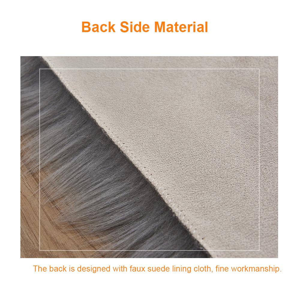 Fluffy Rug Rectangle Long Plush Ultra Soft Fluffy Rugs Rectangle Shape Faux Sheepskin Wool ...