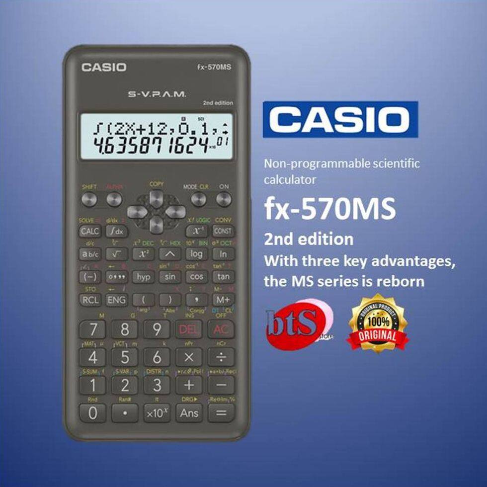 Casio calculator 570 online original