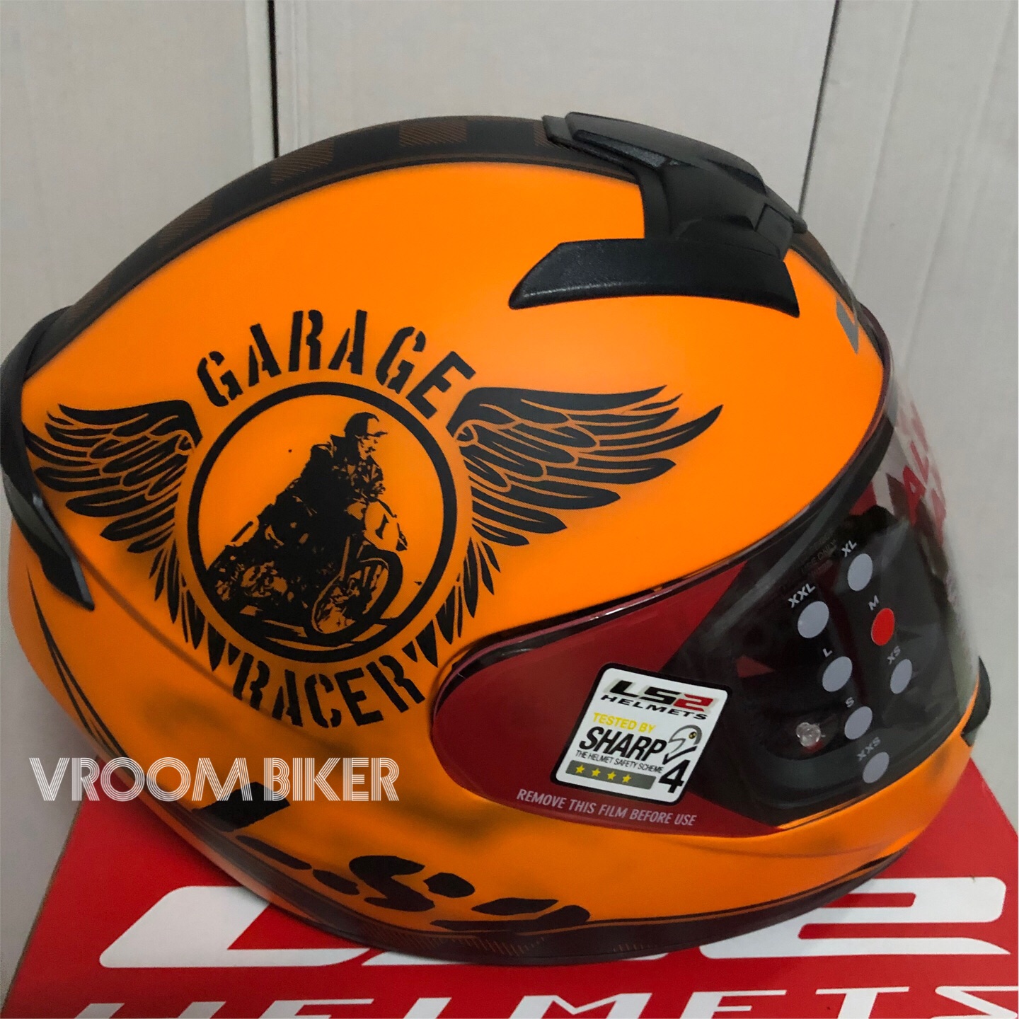 ls2 garage racer helmet orange Gate Youth Wash This helmet meets the ECE 22.06 safety standards Fox Racing 2026 V1 Helmet