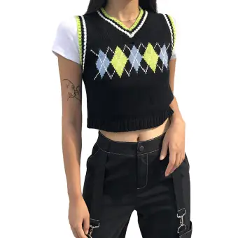 black sweater vest women