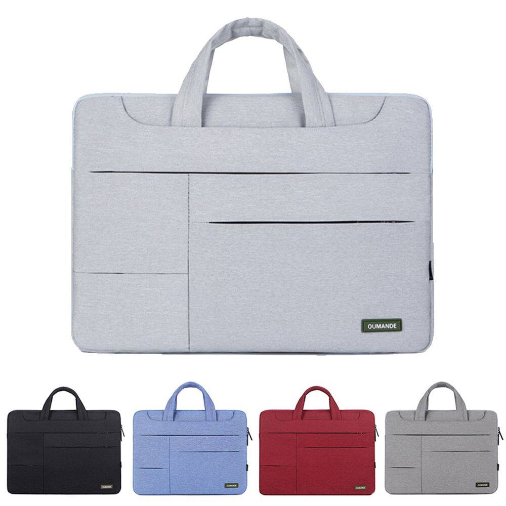 1x Laptop Bag 13 14 15 inch Universal Laptop Handbag Sleeve Case Shockproof Notebook Computer Cover Business Bag Briefcase For HP Dell Lenovo