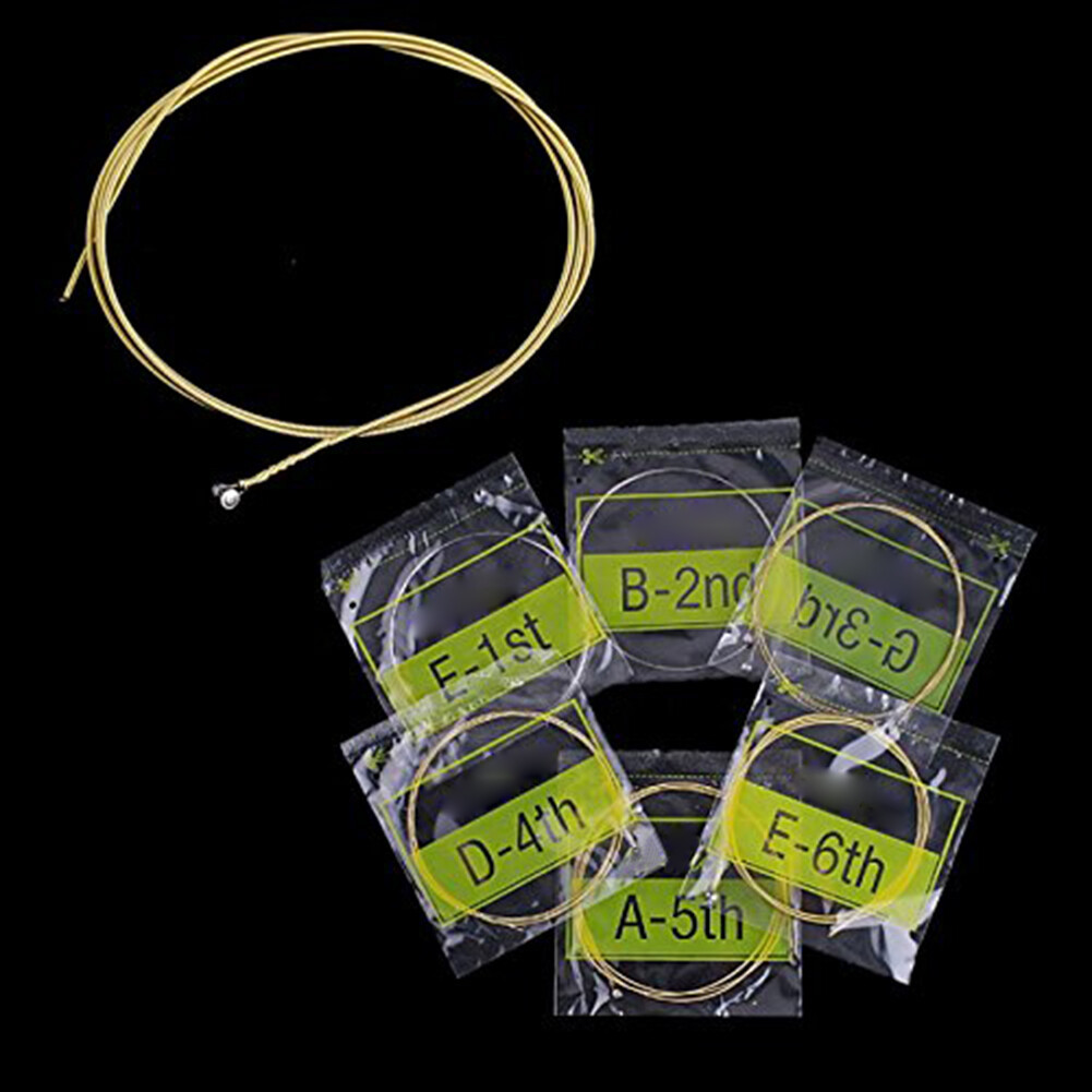 1 Bộ Dây Đàn Guitar Acoustic Bộ Lõi Thép Siêu Nhẹ