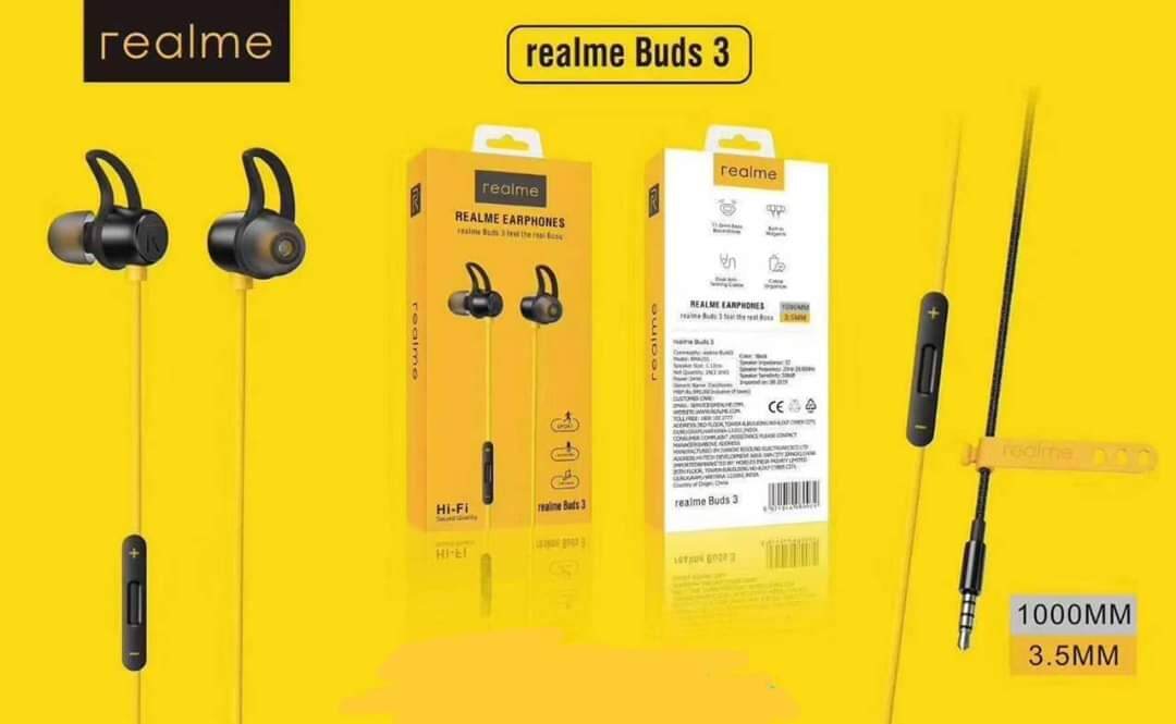 realme 3 headphone