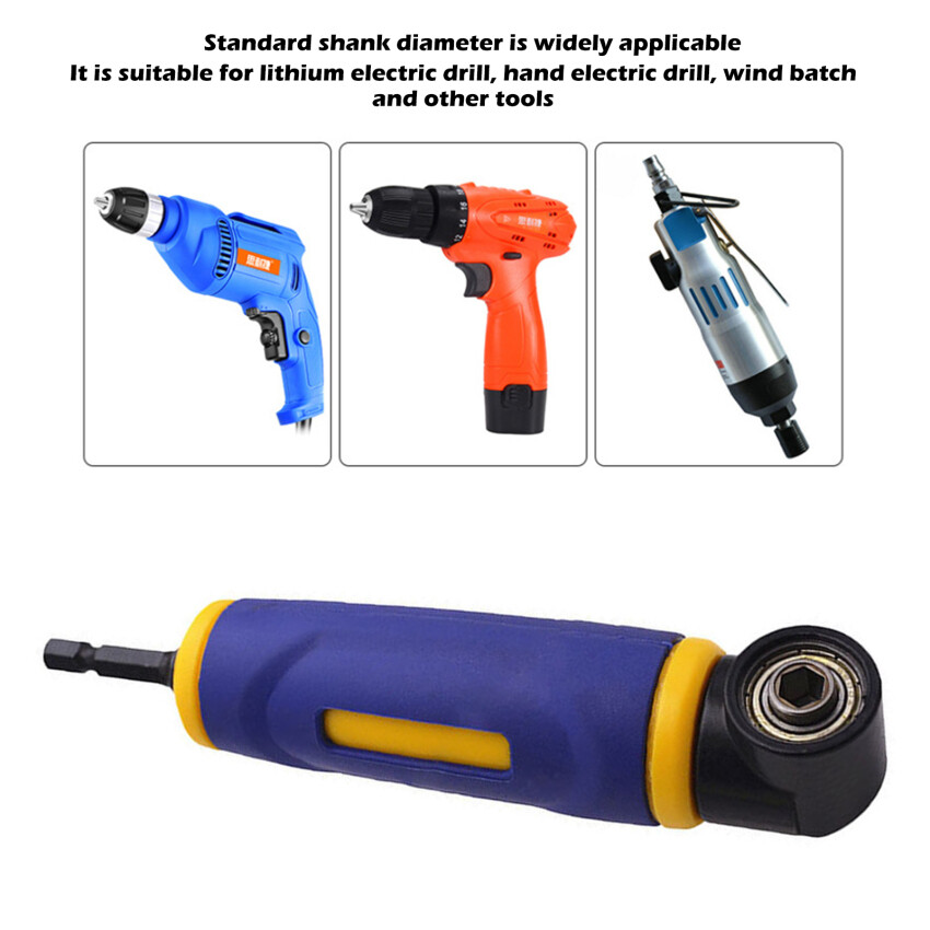 Lock Easy Release Angle Adapter Screwdriver Accessory Bits Universal Electric Drill Corner 90 Degree Tool Chuck Extension