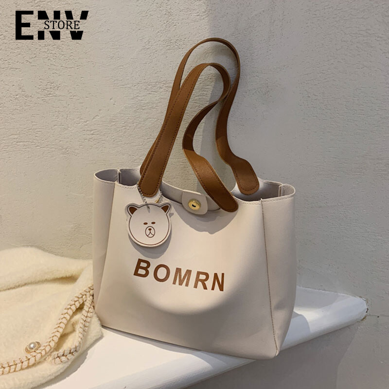 ENV กระเป๋าผู้หญิงความจุขนาดใหญ่,กระเป๋าสะพายแฟชั่นกระเป๋าโท้ทสะพายไหล่กระเป๋าลำลอง