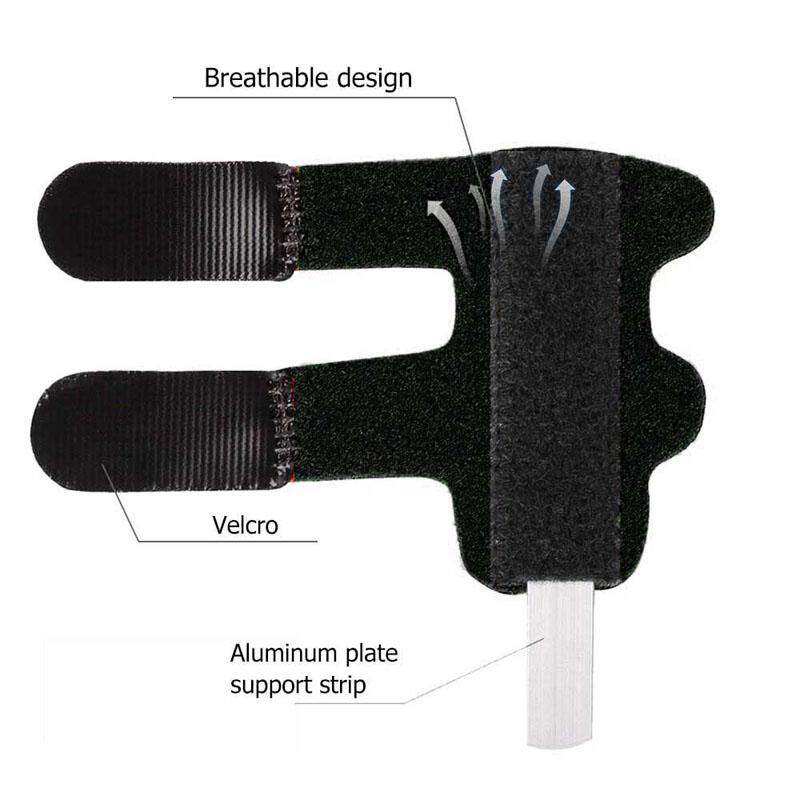 SilyNew Finger Splint Builtin Aluminium Support Mallet Finger Brace Relieve Pain Adjustable