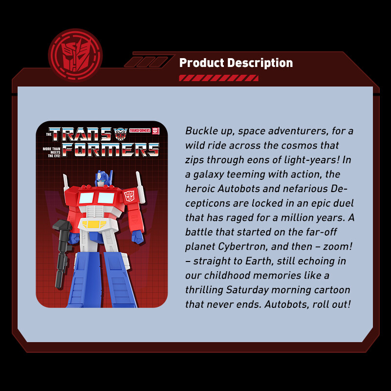 POP MART TRANSFORMERS Generations Series Figures Blind Box