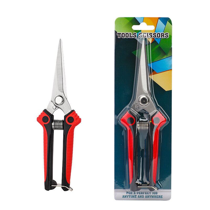 Fruit tree scissors, pruning scissors, pruning branch scissors, strong trimming flower scissors, horticultural scissors, flower garden fruit picking scissors