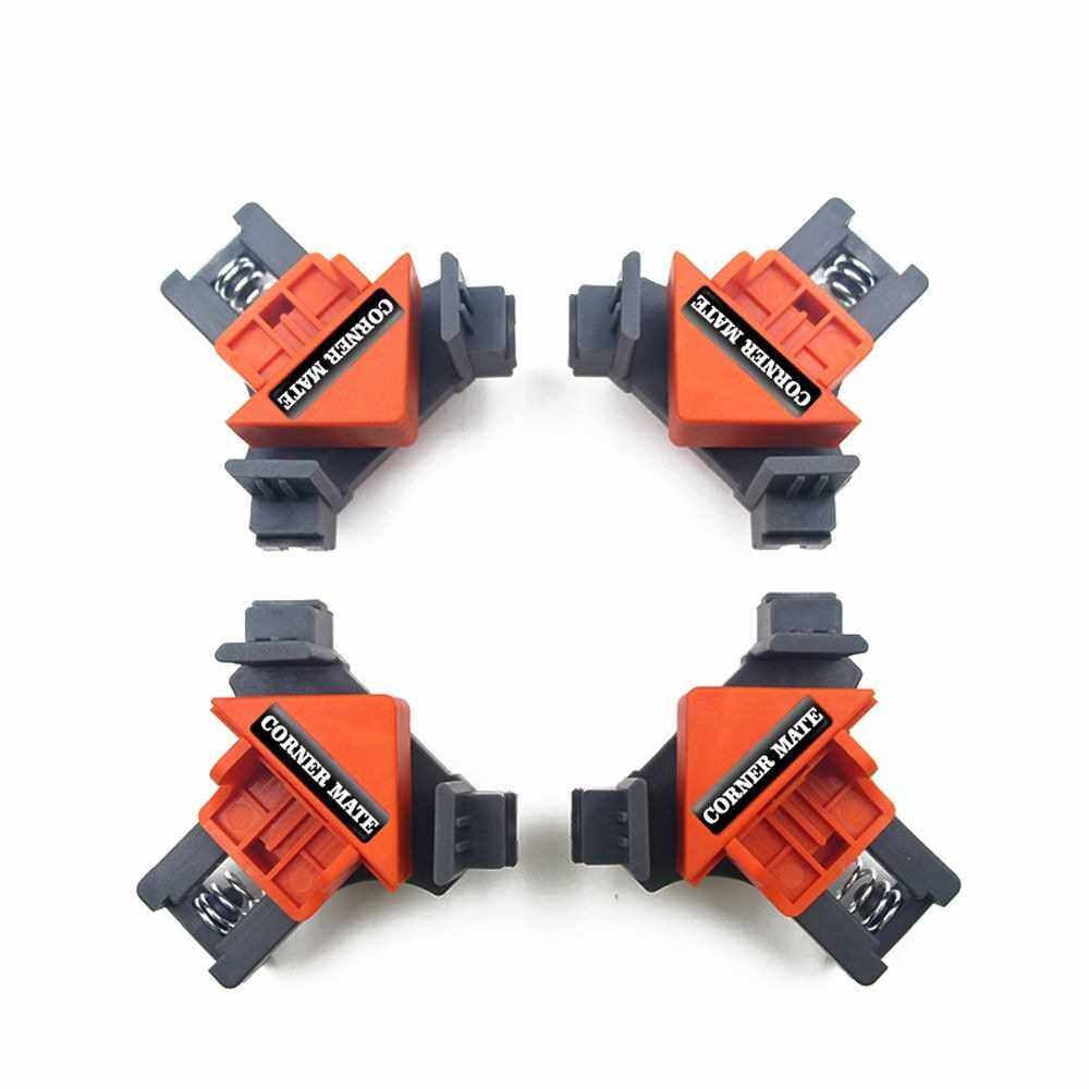 BEST OFFER 4pcs Woodworking 90 Degrees Right Angle Clamp Clip ...