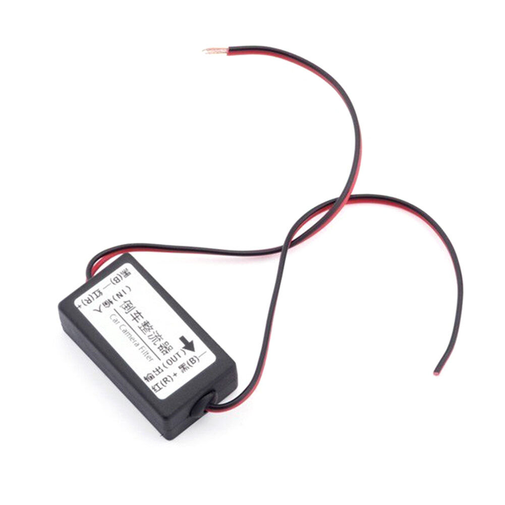 Rơ Le Nguồn DC 12V, Bộ Lọc Tụ Điện CHỈNH LƯU Dành Cho Camera Dự Phòng Đỗ Xe Ô Tô