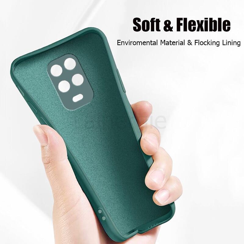 Dành Cho Ốp Xiaomi Redmi Note 9S Ốp Bảo Vệ Máy Ảnh Silicon Mềm Mờ Chất Lỏng Dành Cho Redmi Note 9 Pro Max Redmi Ốp Điện Thoại 9A 9C