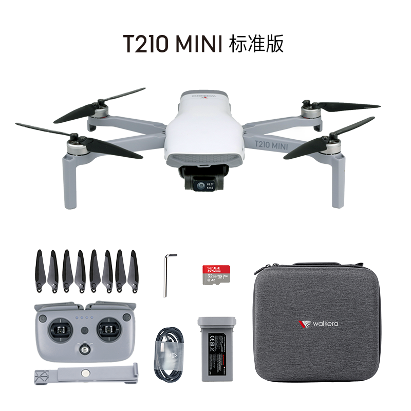 Walkera T210 Mini WIFI 5KM FPV GPS with 4K HD Camera 3-Axis Gimbal ...