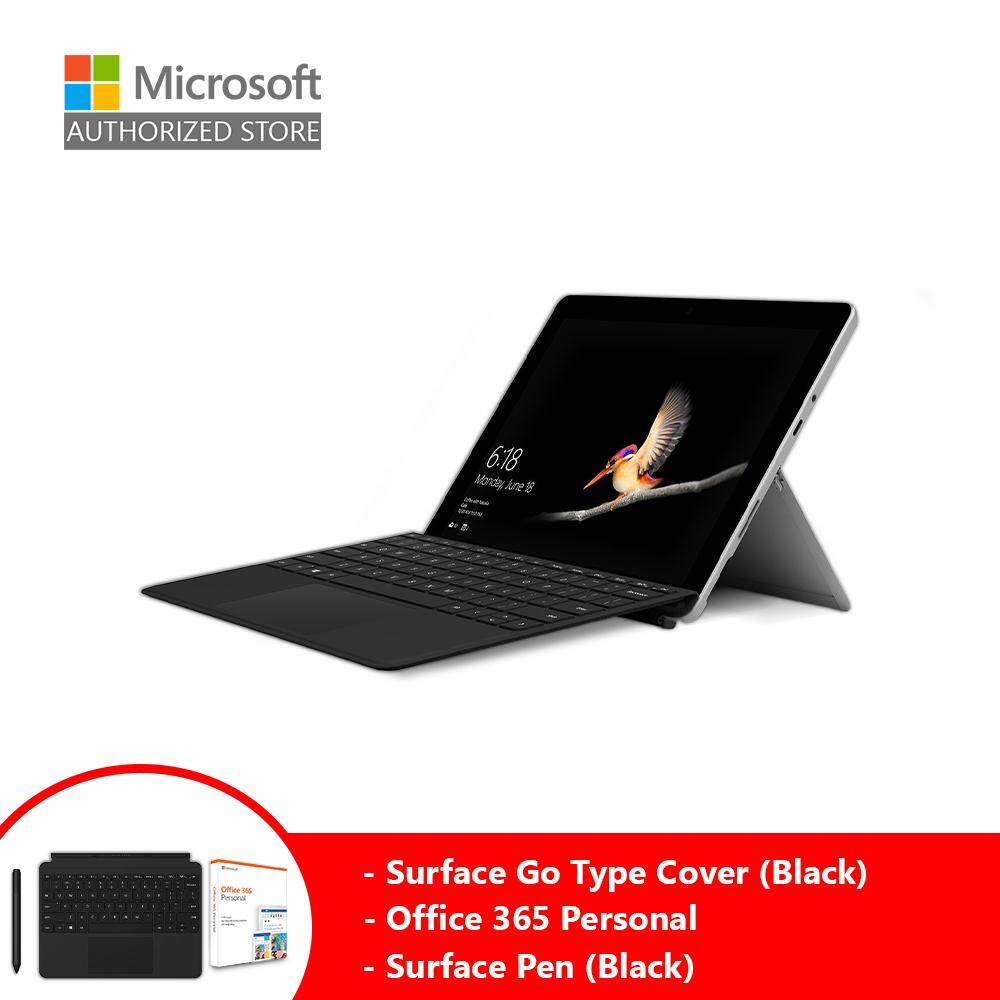 Microsoft Surface Go (Intel 4415Y/8GB/128GB/10 /Windows 10) + Type Cover (Black) + Pen (Black) + Office 365 Personal Malaysia