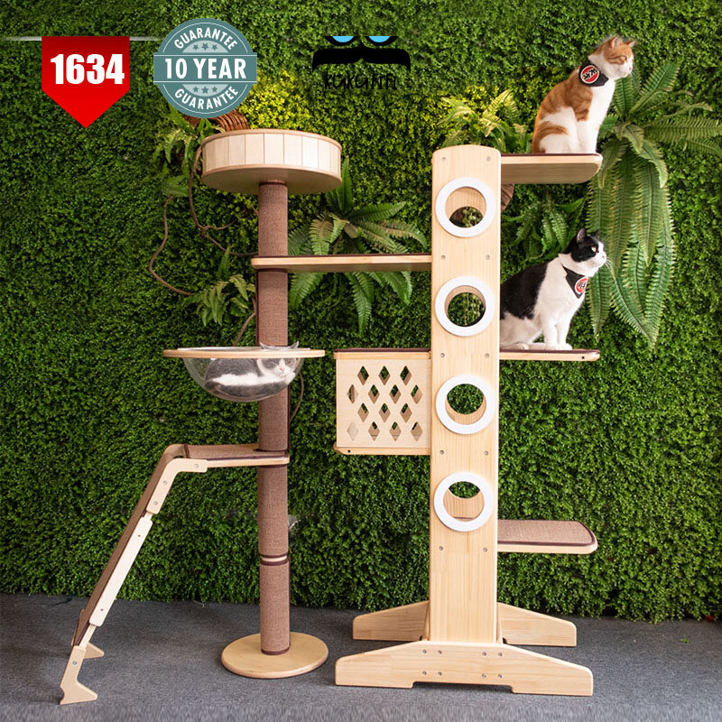 natural sphere cat tower