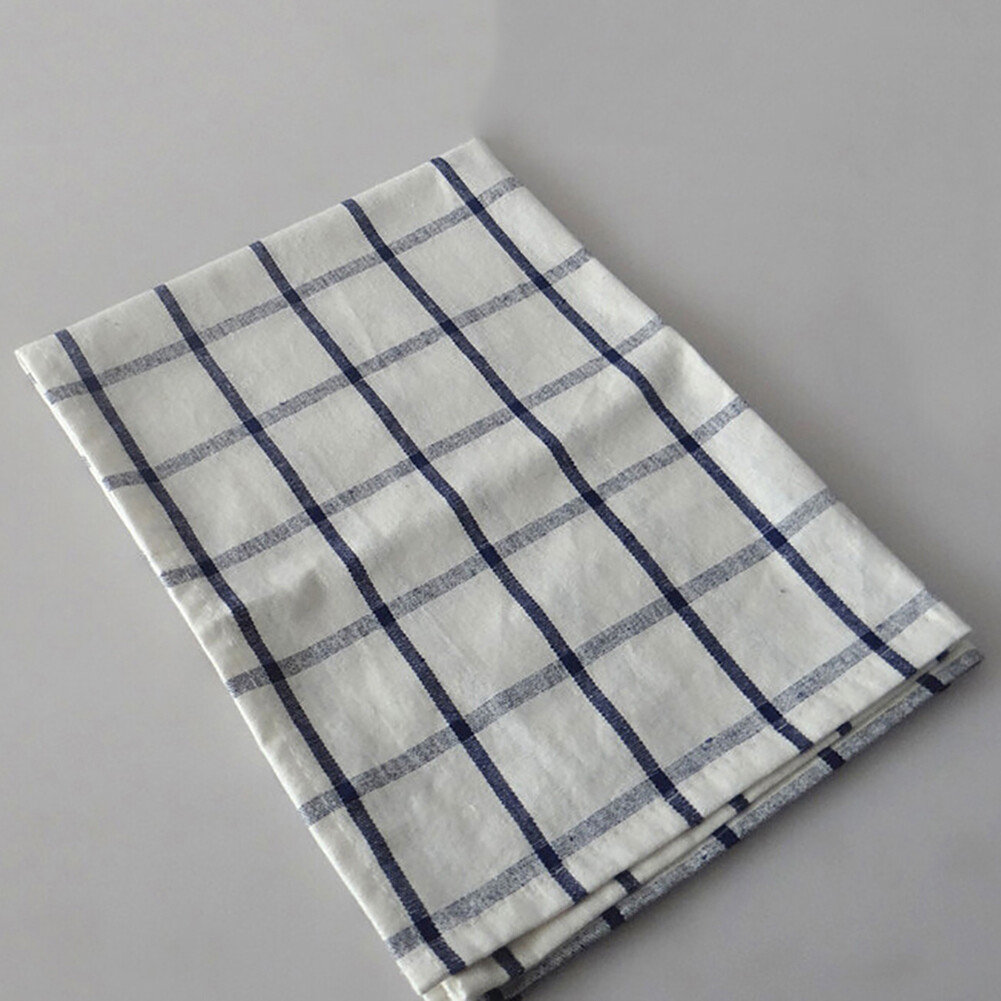 Linen Cotton Stripe Kitchen Table Mats Napkin Placemat Cloth Cup Coaster Pad