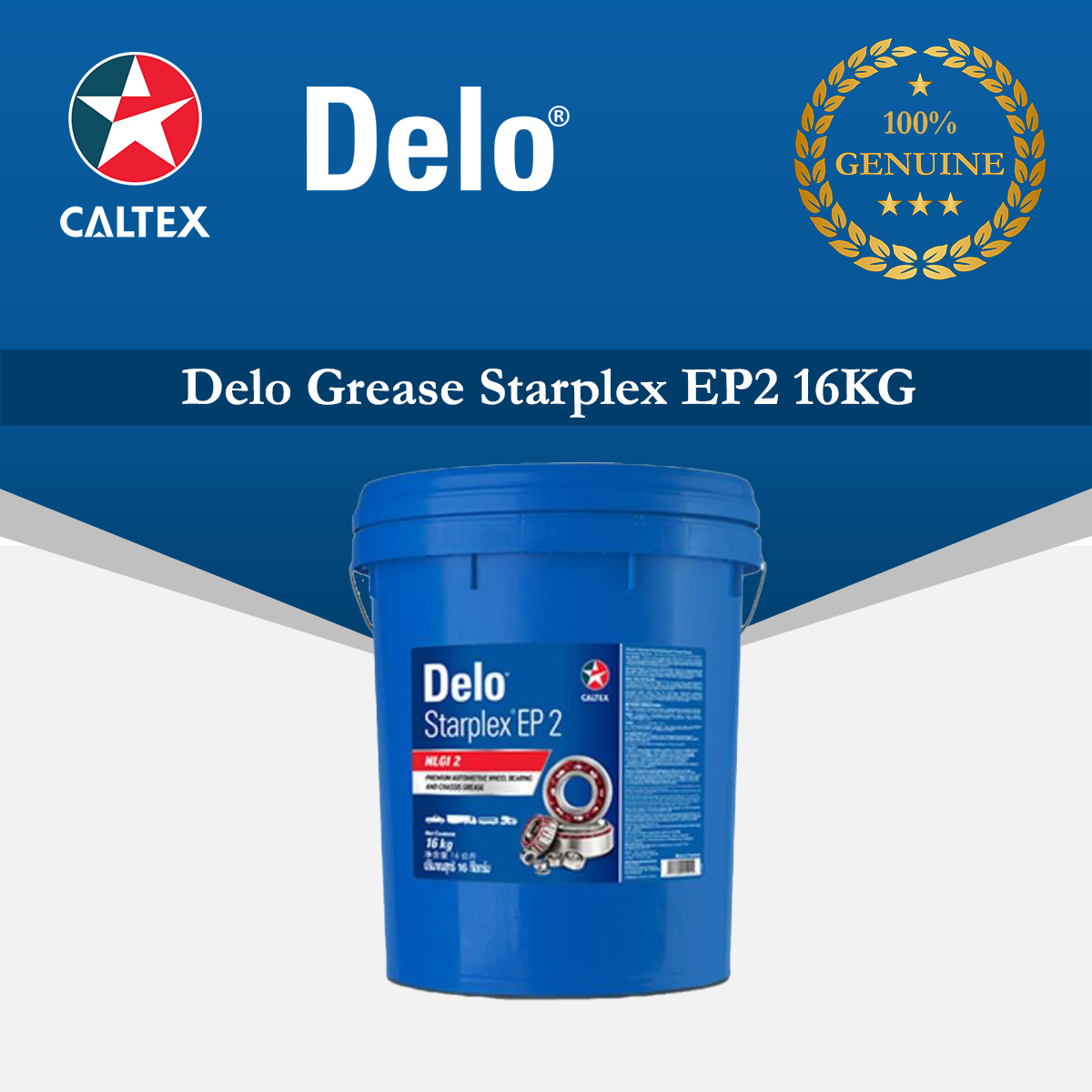 CALTEX Delo Grease Starplex EP2 (16 KG) Lazada