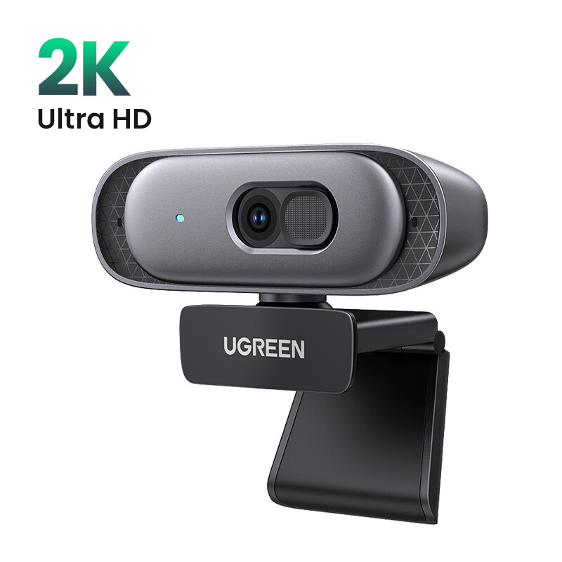 UGREEN Computer USB external camera 2K USB Webcam fixed focus