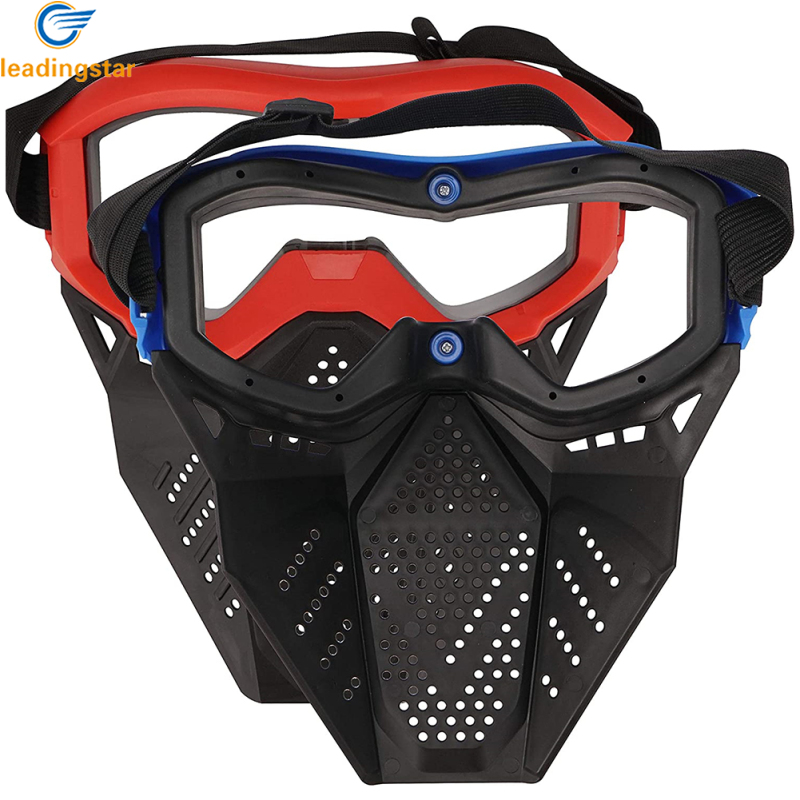 LEADINGSTAR Face Protector with Goggles Compatible with Nerf Rival Apollo Zeus Khaos Blasters Rival