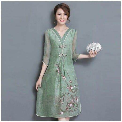 baju dinner plus size