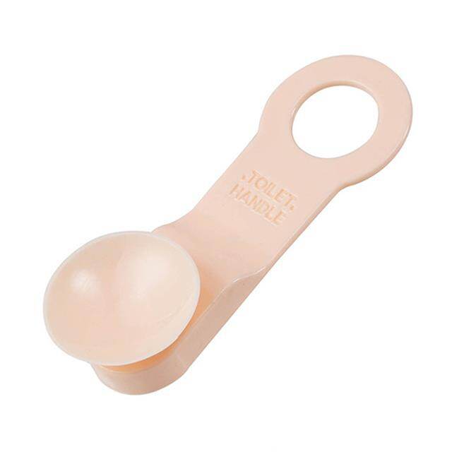 2PC Toilet Seat Cover Lifter Handle TPR Strong Suction Cup Type Non dirty Hand Easy To Clean Ring Sanitary Bathroom Accessories