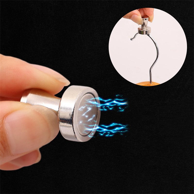 6 cái nam châm mạnh ghim tài liệu nam châm kim loại lưu giữ bảng trắng tủ lạnh nhà bếp bền từ đinh bấm Sucker