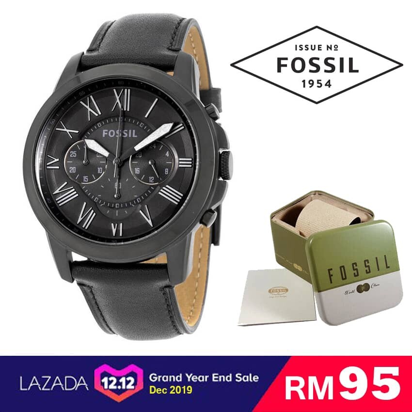 Fossil Mens Grant Chronograph Watch FS5132 Malaysia