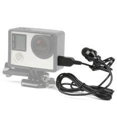 AKASO Stereo Kẹp Micro cho GoPro Hero 4 3 +/3 Camera Hành Động Âm Thanh Mini Condenser cho goPro HERO 4 Phụ Kiện