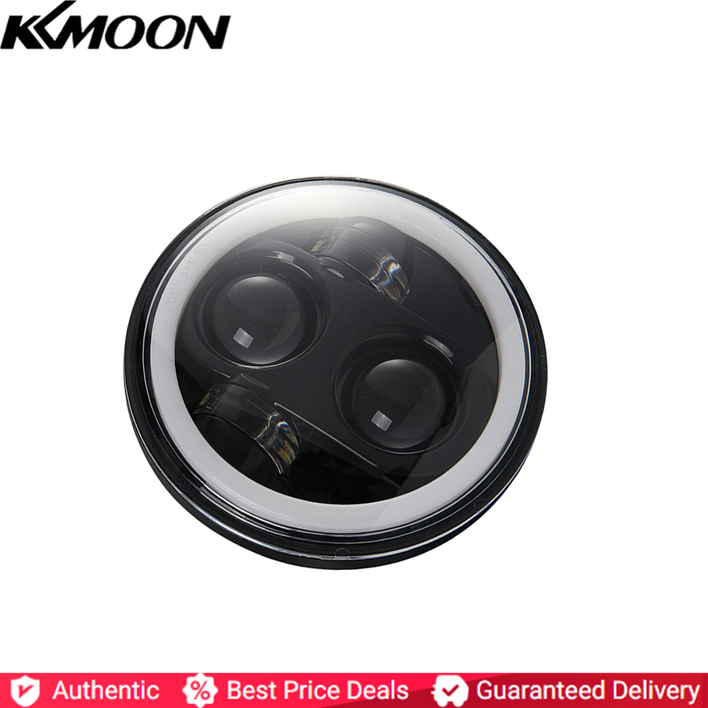 5.75 inch LED Headlight Motorcycle Projector Headlamp Super Wide Angle Driving Light
