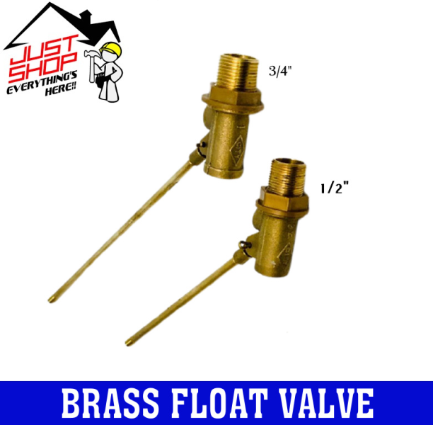 Heavy Duty / Light Duty / City Brass Float Valve 3/4'' / 1/2" For