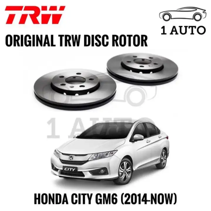 Trw Front Brake Disc Rotor For Honda City Gm6 Jazz Gk5 2014 Now Lazada