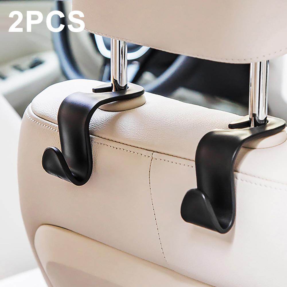 Tenmillion 2Pcs Car Seat Back Hanger Storage Hook for Grocery Bag Purse Handbag Umbrellas