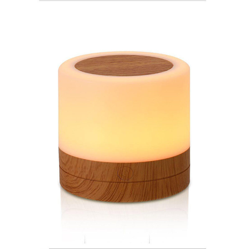 SaTine Touch-type remote control toning bedside lamp usb charging led colorful atmosphere timing lights off pat night light