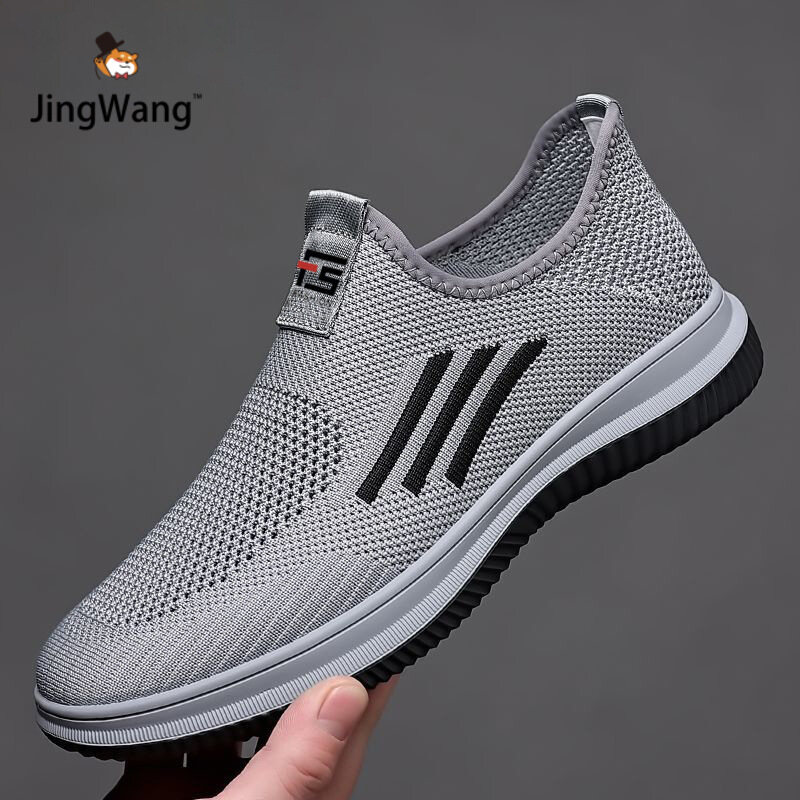 JingWang【Free Shipping Miễn phí vận chuyển】 Giày thể thao Giày thoải mái mùa xuân và mùa hè Triều