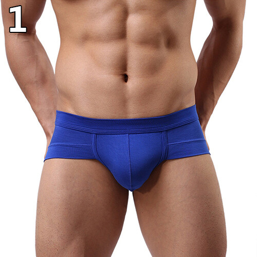 Meek Fantisia Men\'s Sexy Bulge Pouch Underwear Briefs Soft Elastic Modal Low Rise Underpants