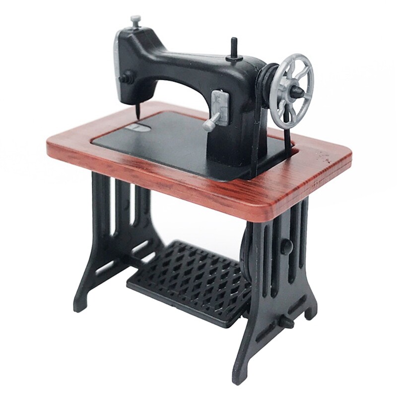 1/24 Doll House Miniature Furniture Sewing Machine Kids Dollhouse Decor Accessories for Dolls House Toys