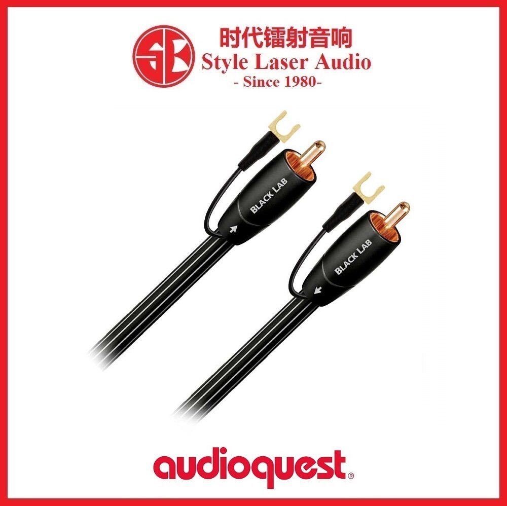 Audioquest Black Lab Subwoofer Cables Lazada