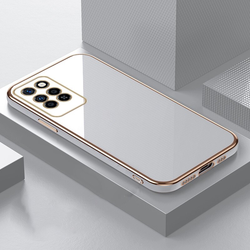 For infinix Note 10 Pro Case Shockproof Soft Silicone Electroplating Back Cover Case infinix Note10 Pro Phone Casing