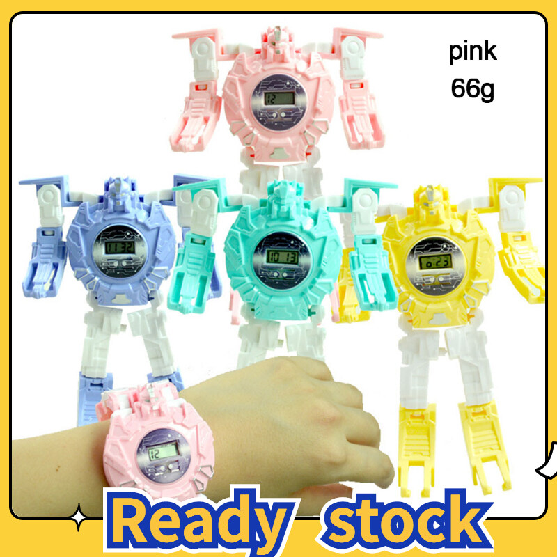 Nơi bán Đồng Hồ Đồ Chơi Trẻ Em Xiaoqi, Robot Biến Hình Đồng Hồ Điện Tử Robot Biến Hình 360 ° Xoay Ngày Đồ Chơi Xếp Hình