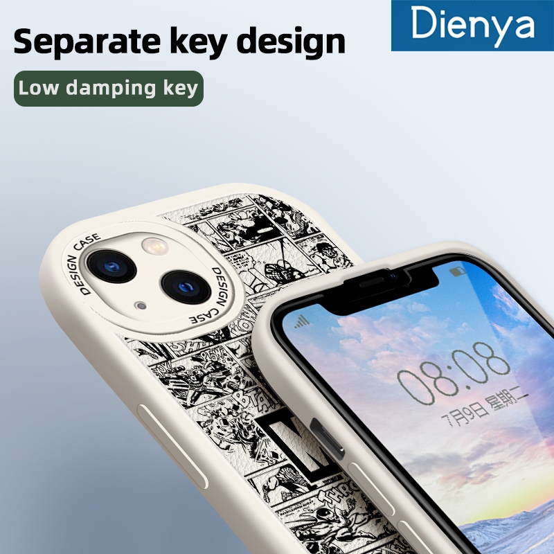 Dienya Ốp cho Xiaomi POCO X3 NFC POCO X3 POCO X3 Pro POCO X3 GT Ốp có họa tiết thiết kế mới Ốp điện thoại da silicon mềm phòng ngừa té ngã vỏ điện thoại chống sốc với ốp bảo vệ máy ảnh ống kính bọc hoàn toàn