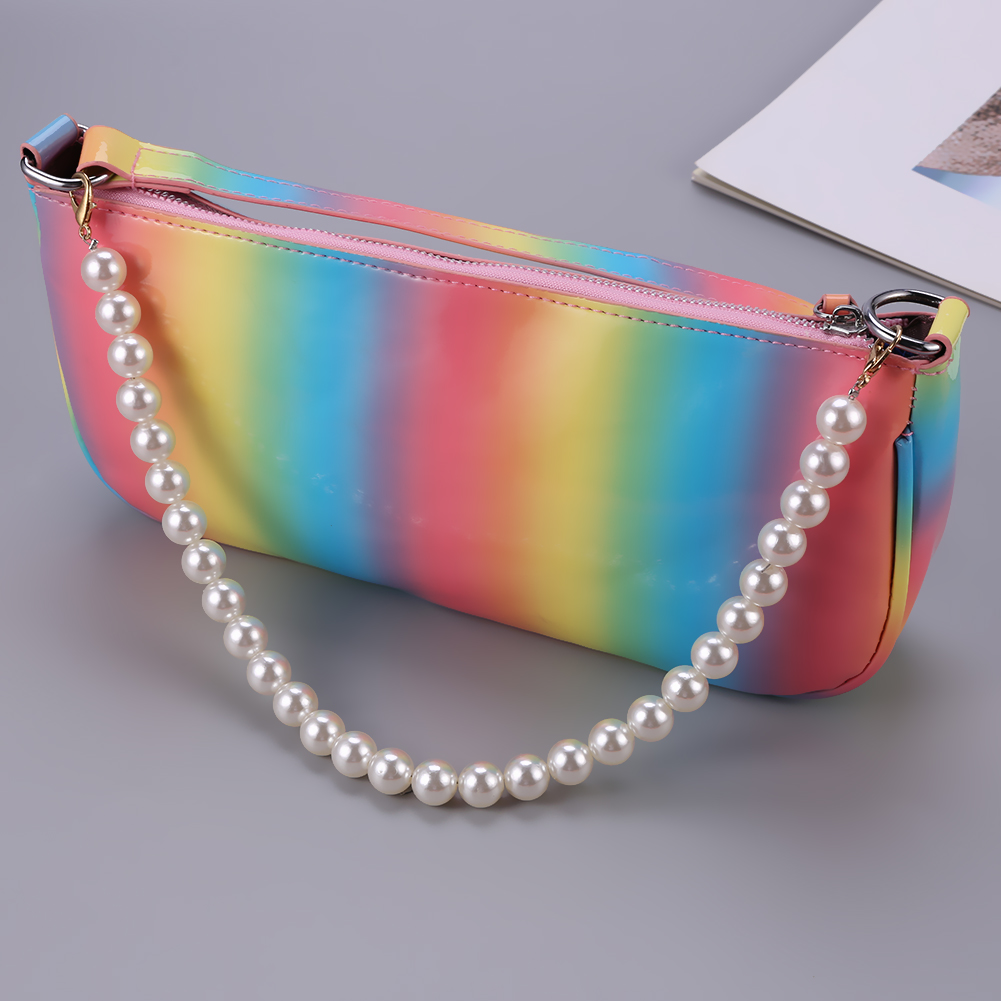 { Fast delivery }Pearl Strap for Bag DIY Purse Handle Shoulder Handbag Replacement Chains