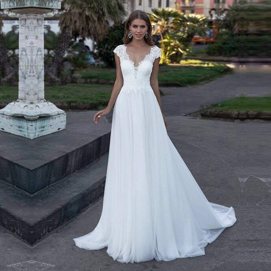 plus size simple wedding dresses cheap