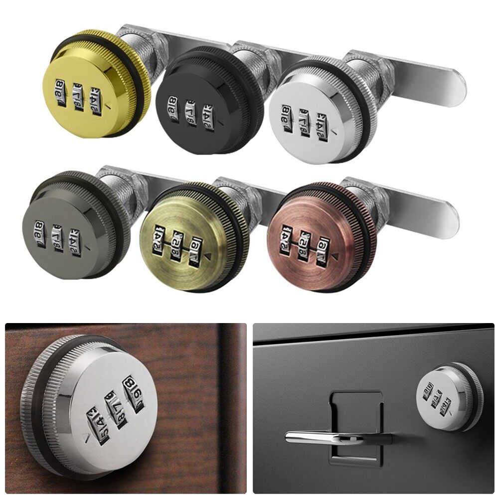 Cabinet Lockers Password Lock 3 Digital Code Box Lock Combination Lock