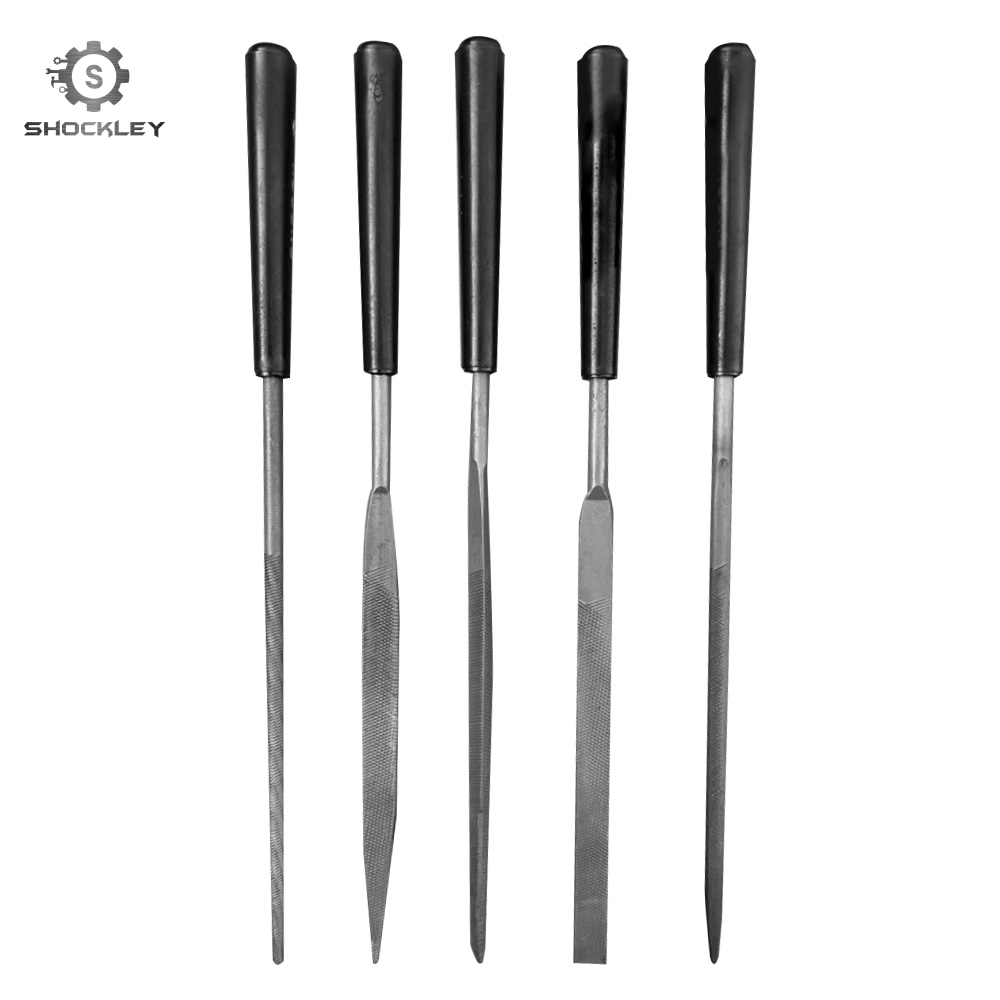 Shockley Bộ 10 Cái/5 Cái Dũa Kim Loại Kim Cương Mini Dũa Kim Tròn Siêu Nhỏ Bộ Dũa Phẳng Hình Vuông Tam Giác Dụng Cụ Dũa Tinh Xảo Trang Sức Đá Gỗ Thủy Tinh Cho Thợ Kim Hoàn Thủ Công Sở Thích 3X140Mm