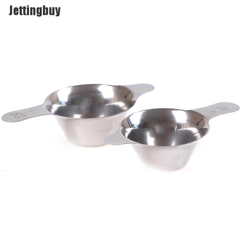[Jettingbuy] Bộ Lọc Trà Bằng Inox Lưới Tốt Lá Trà Phễu Trà Lọc Phụ Kiện