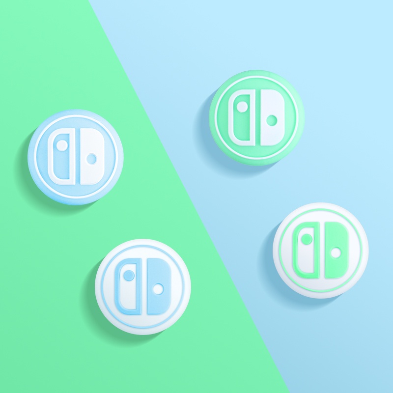 Thumb Grip Cap Silicone Soft Protective Cover Controller Thumbstick Case For Nintendo Switch Oled JoyCon NS Lite