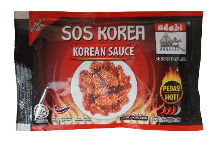 Hot Selling Sos Korea Adabi Korean Sauce Hot Pedas 60g Lazada